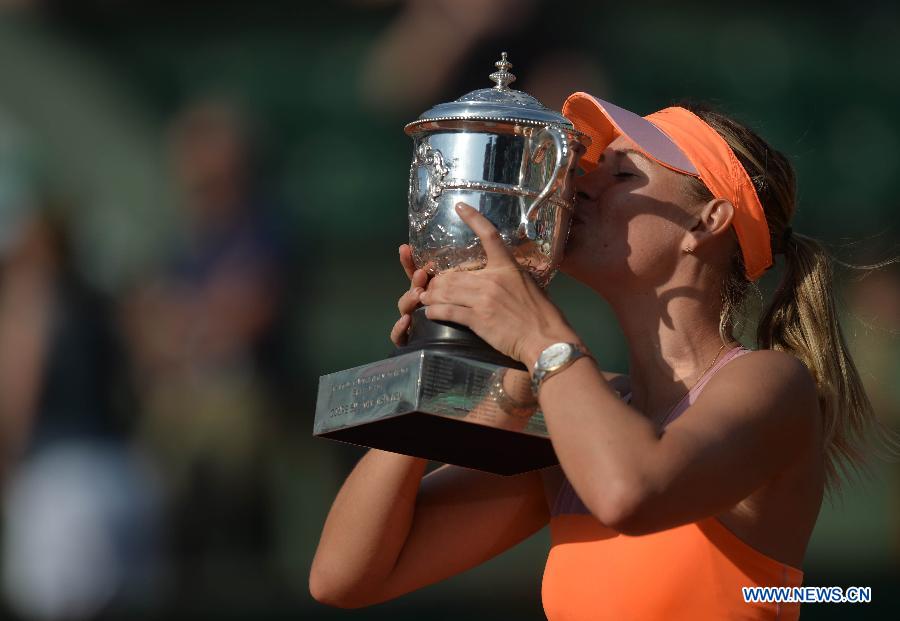 Мария Шарапова стала победительницей Открытого чемпионата Франции по теннису