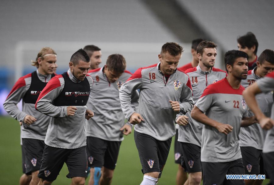 Сборные Бразилии и Хорватии подготовились к первому матчу Чемпионата мира