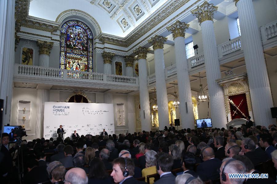 Ли Кэцян выступил в Лондоне с речью на тему "Совместно построим прекрасный мир, отличающийся толерантным развитием"