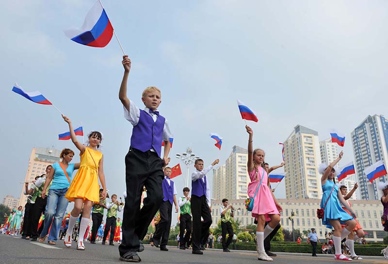 Блестящее китайско-российское культурное выступление