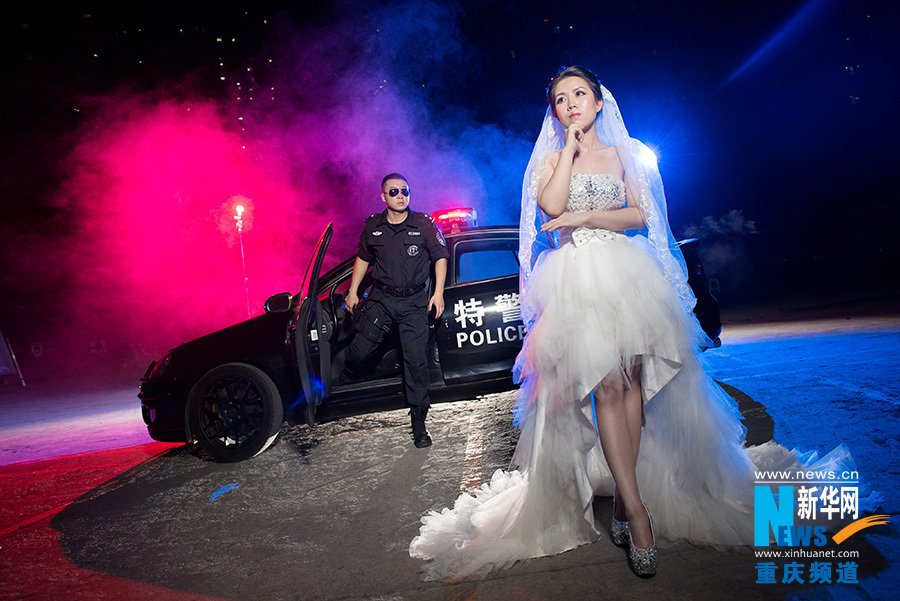 Свадебная фотосессия спецназовца из Чунцина