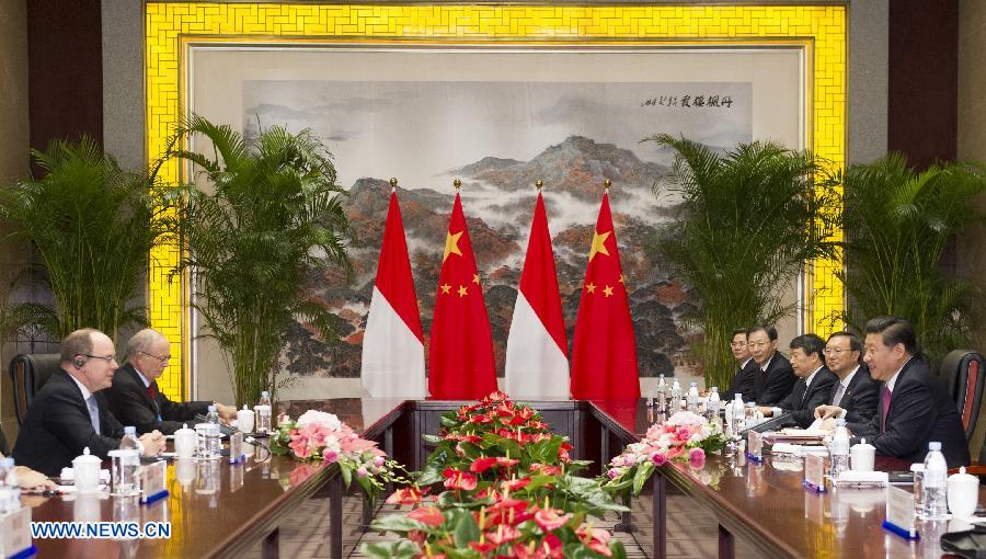 Си Цзиньпин встретился с князем Монако Альбертом П