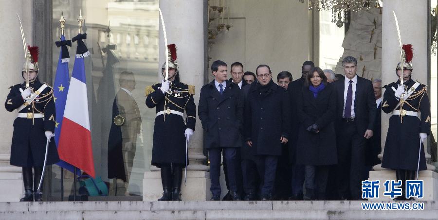 В Париже состоялся антитеррористический марш