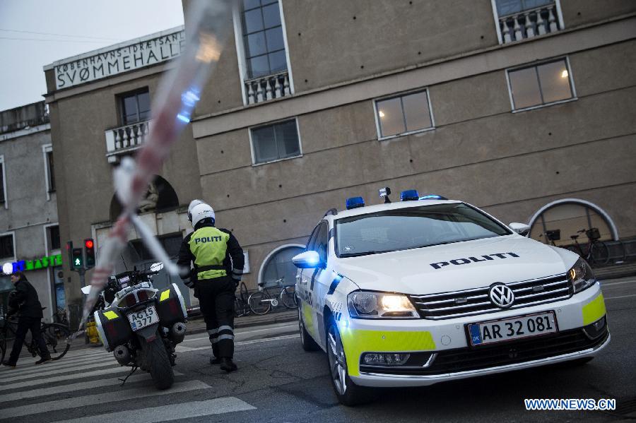 В результате стрельбы в Копенгагене 1 человек убит, 3 полицейских ранены