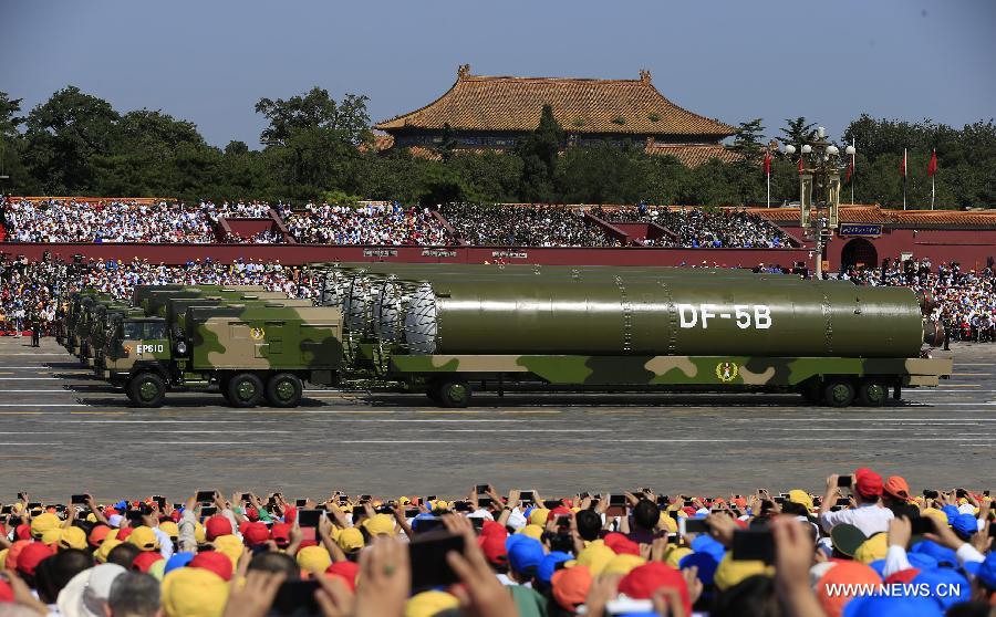 Колонны стратегических ударных сил НОАК