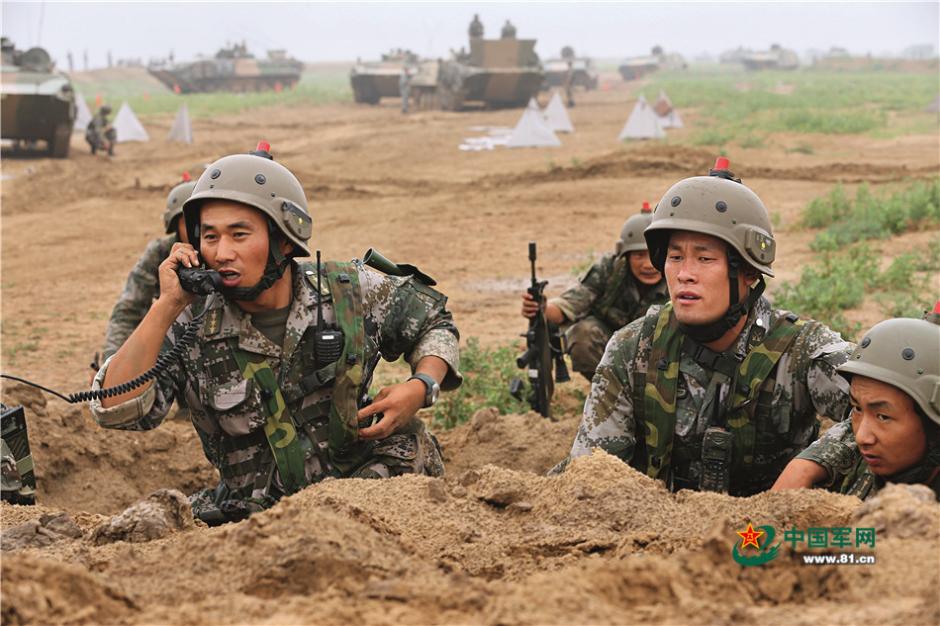 Бригада 26-ой армейской группы НОАК провела учения