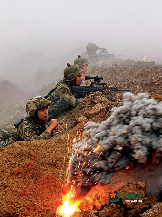 Бригада 26-ой армейской группы НОАК провела учения