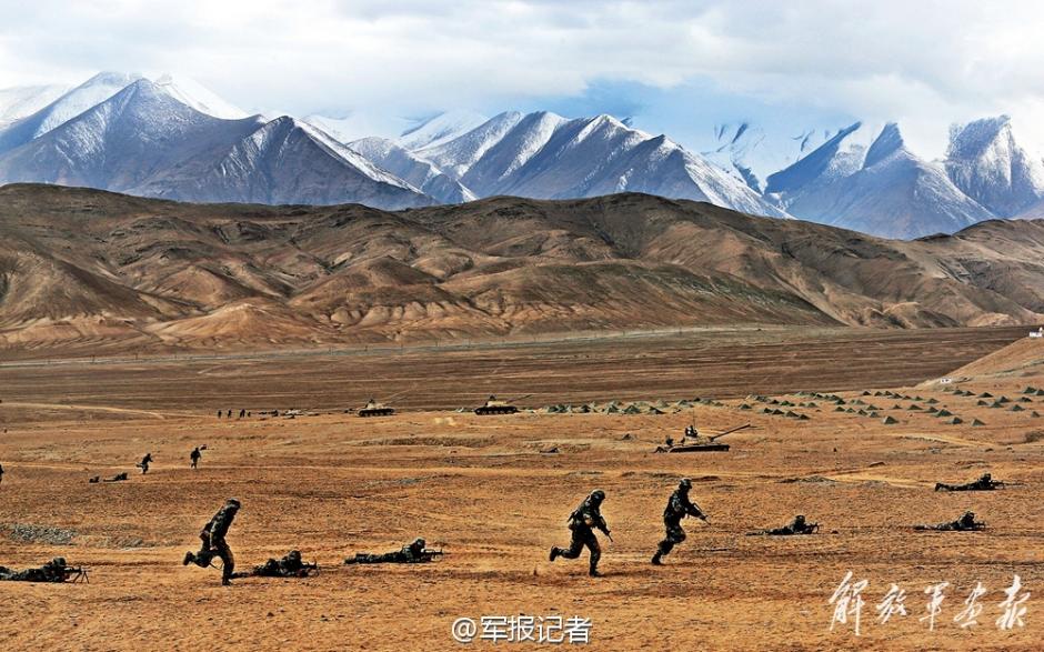 Войска НОАК провели учения на высокогорье