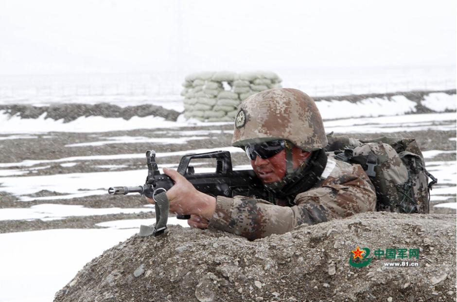 Фотографии с зимних учений НОАК