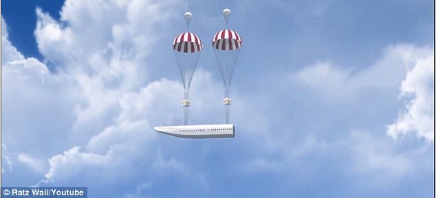 Инженер спроектировал отделяющийся от самолета салон для пассажиров 