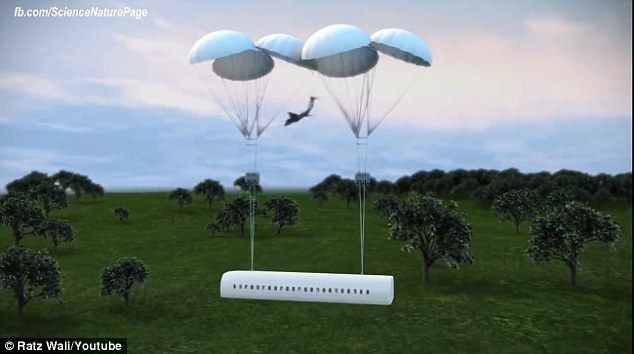 Инженер спроектировал отделяющийся от самолета салон для пассажиров 