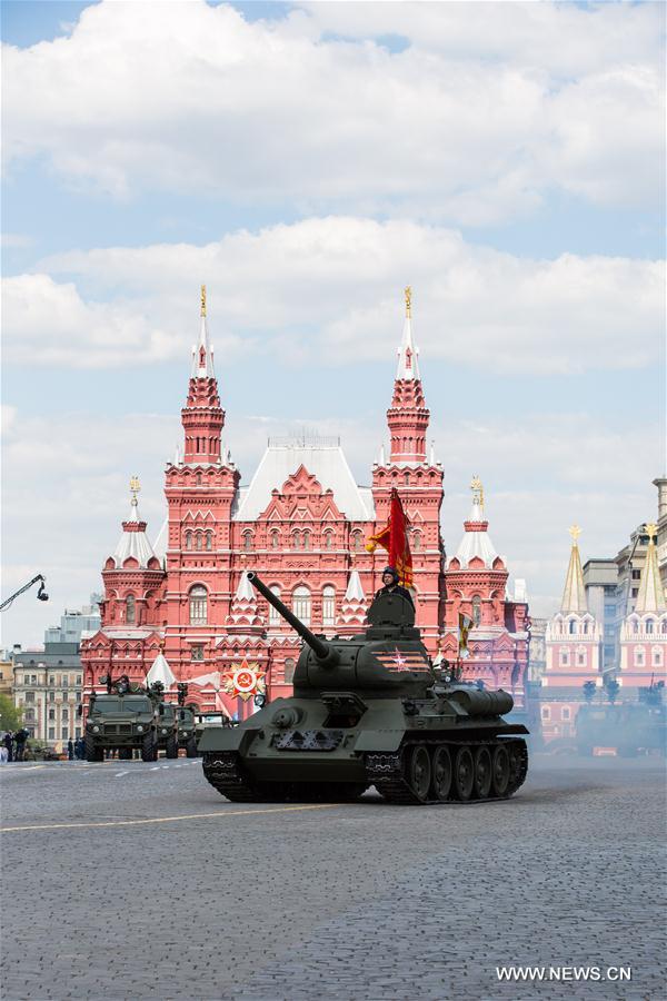 Генеральная репетиция Парада Победы на Красной площади