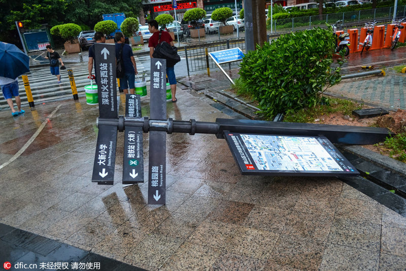 Тайфун ?Нида? обрушился на Шэньчжэнь