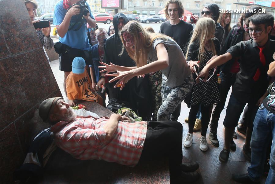 Парад "зомби" в Киеве