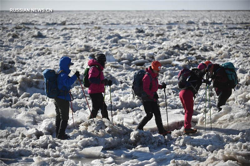 Путешествие по льду на северо-востоке Китая