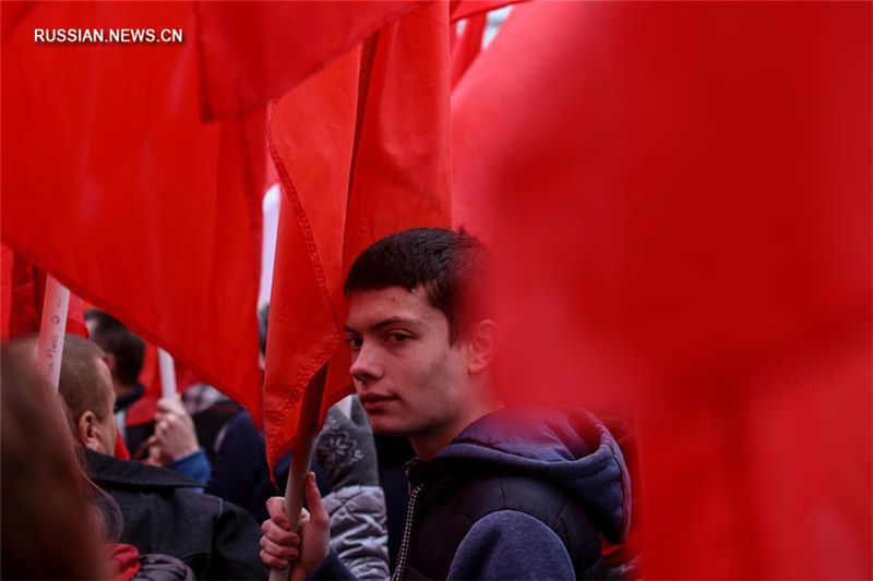 Митинг коммунистов в Москве