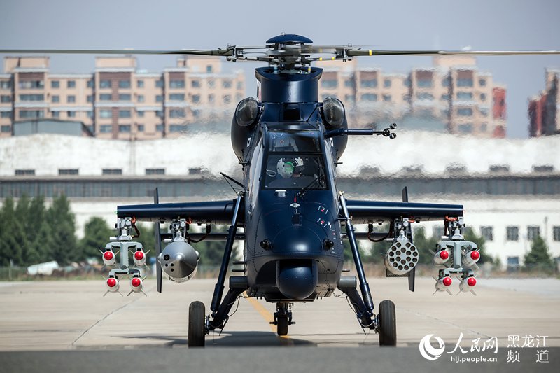 Китайский ударный вертолет Z-19E совершил первый полет в Харбине