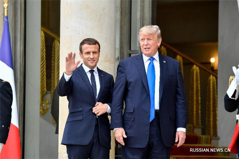 Лидеры Франции и США выразили намерение продолжать сотрудничество по вопросам борьбы с терроризмом и Среднего Востока