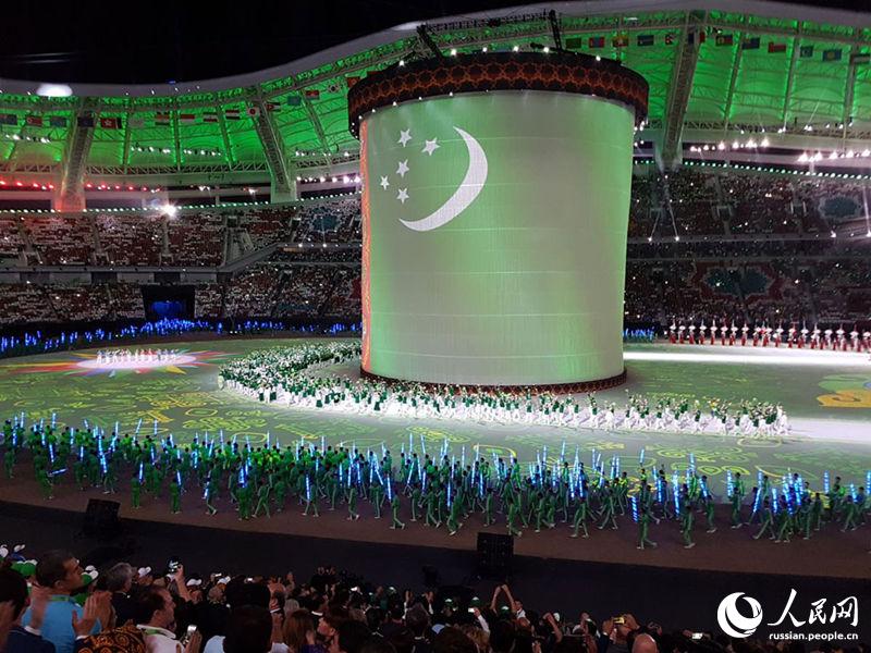 В Ашхабаде состоялась торжественная церемония открытия V Азиатских игр в закрытых помещениях и по боевым искусствам 