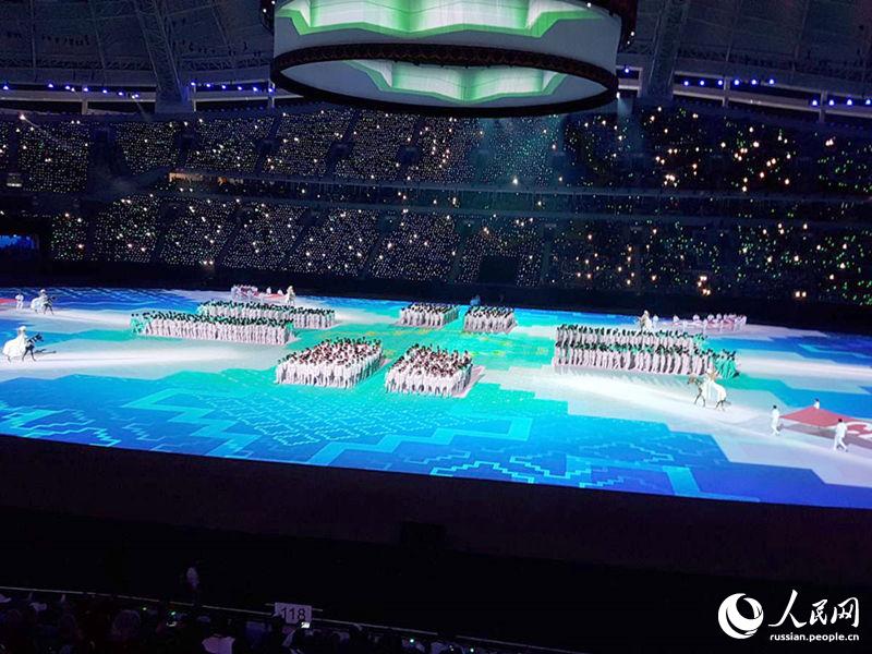 В Ашхабаде состоялась торжественная церемония открытия V Азиатских игр в закрытых помещениях и по боевым искусствам 