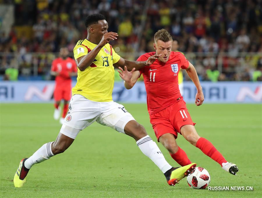 Сборная Англии вышла в четвертьфинал ЧМ по футболу в России