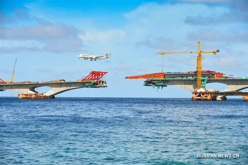 Завершено смыкание Моста дружбы Китая и Мальдив