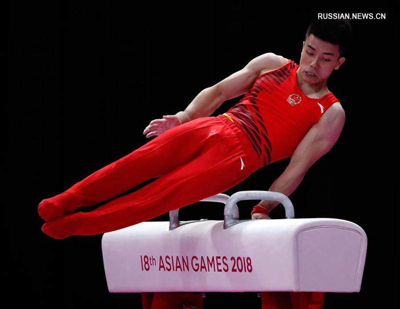 18-е Азиатские игры -- Спортивная гимнастика: китаец Ли Чаньпао стал абсолютным чемпионом среди мужчин