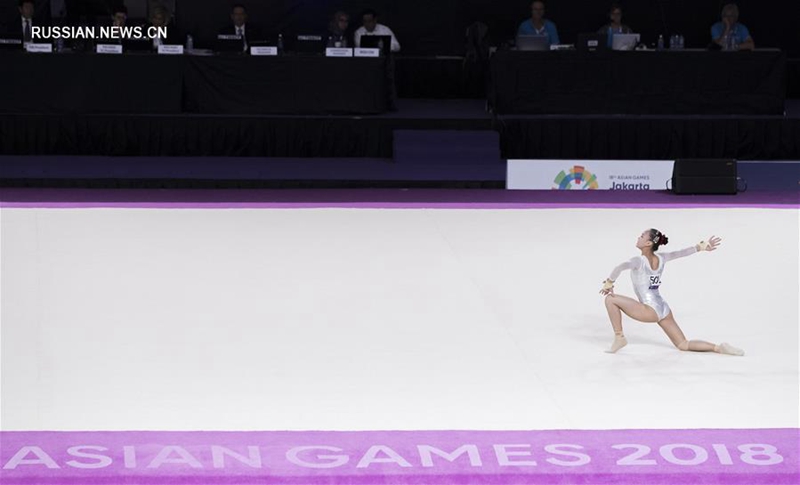 18-е Азиатские игры -- Гимнастика: китайские спортсмены выиграли 8 золотых медалей!