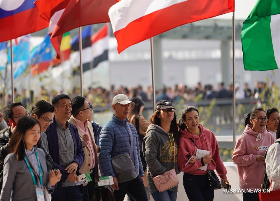 Импортное ЭКСПО в Шанхае открылось для коллективного посещения