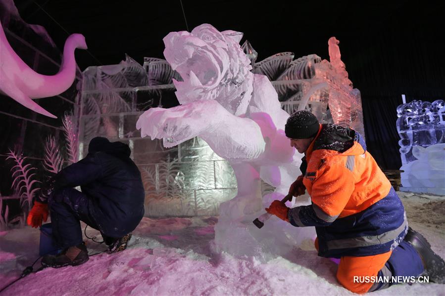 В Санкт-Петербурге открылся фестиваль ледовых скульптур ICE FANTASY–2019