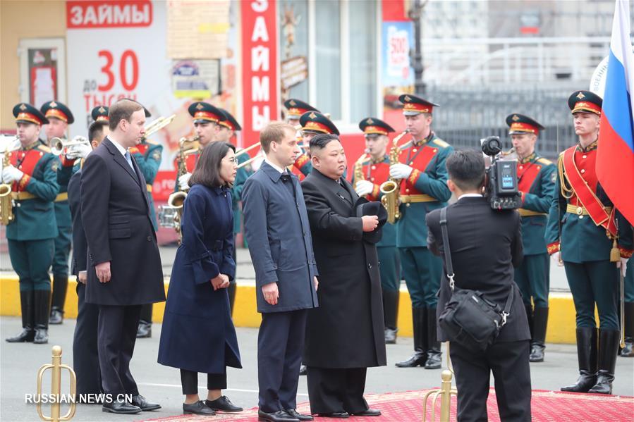 Лидер КНДР Ким Чен Ын прибыл во Владивосток 