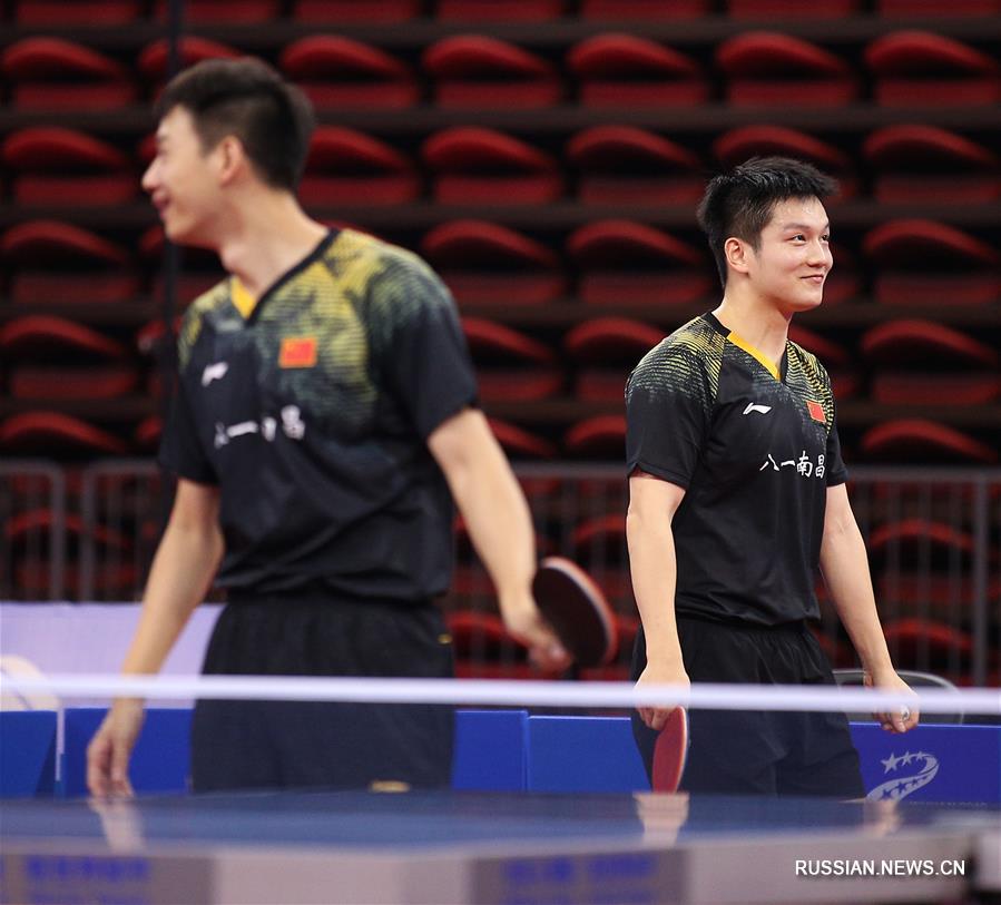 Всемирные военные игры -- Настольный теннис: китайский дуэт занял первое место в парных соревнованиях среди мужчин
