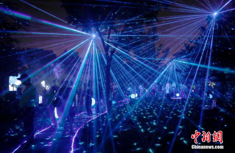 В Пекине открылась иммерсивная выставка искусства иллюминации на открытом воздухе