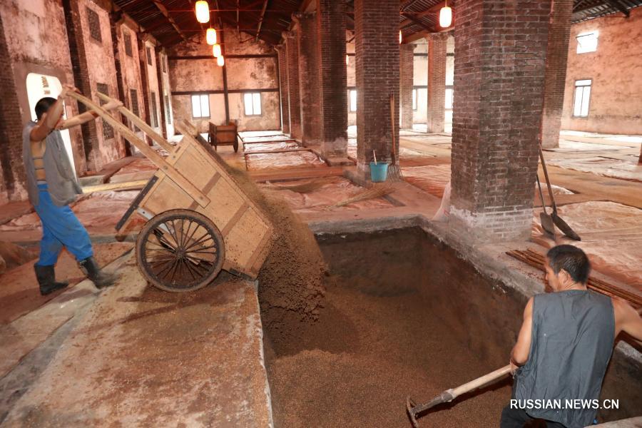 Производство вина с использованием "столетних ишэнских ям"