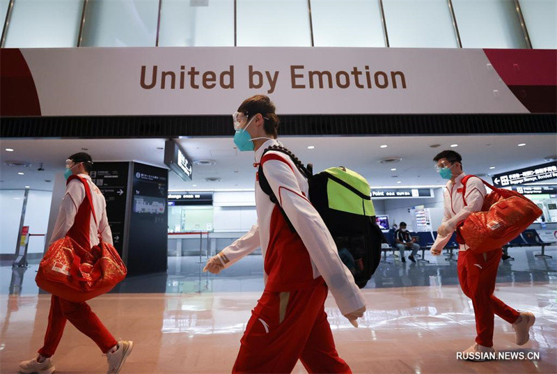 В Токио прибыла группа членов китайской олимпийской делегации