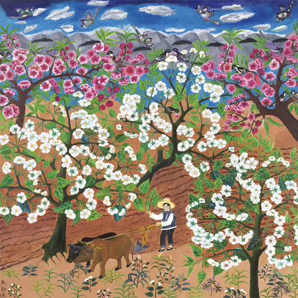 Деревенские бабушки рисуют чудесные картины