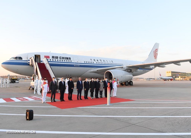 Олимпийский огонь прибыл в Пекин