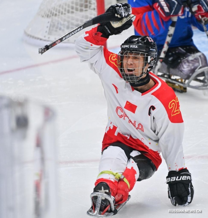 Сборная Китая по хоккею завоевала бронзу на зимних Паралимпийских играх в Пекине