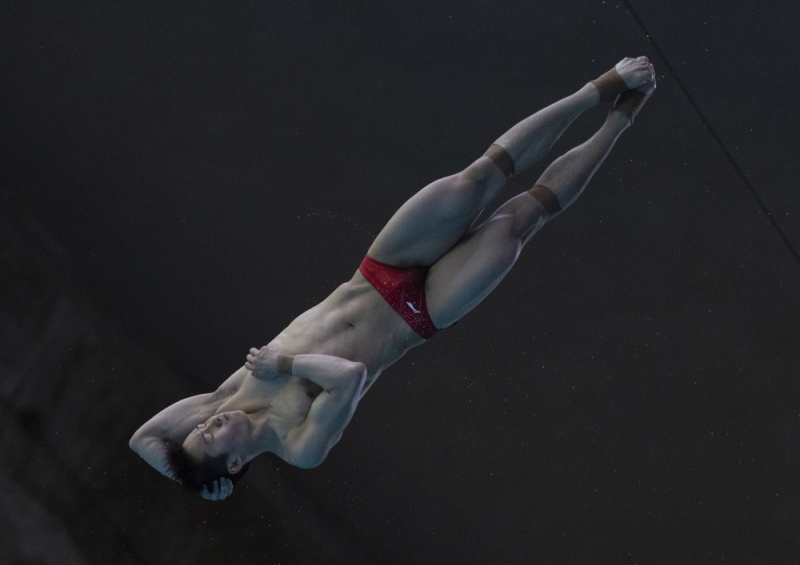 Команда Китая завоевала 9 золотых наград Кубка мира по прыжкам в воду