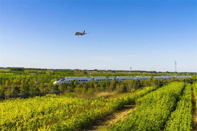 ?Догонялки? самолетов с высокоскоростными поездами в городе Чанчунь