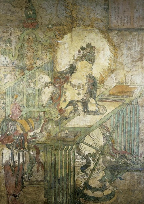 Китайский художник восстанавливает фрески, незаконно вывезенные за границу