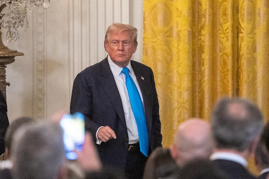 30 июля, Вашингтон. Президент США Дональд Трамп на мероприятии в Белом доме. /Фото: Синьхуа/