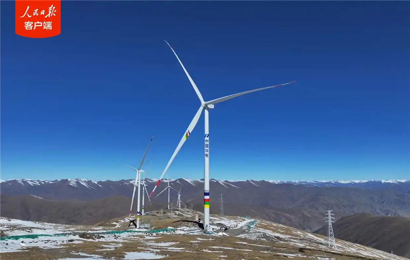 В Сицзане подключили к энергосети ветроэлектростанцию c генераторами наибольшей единичной мощности