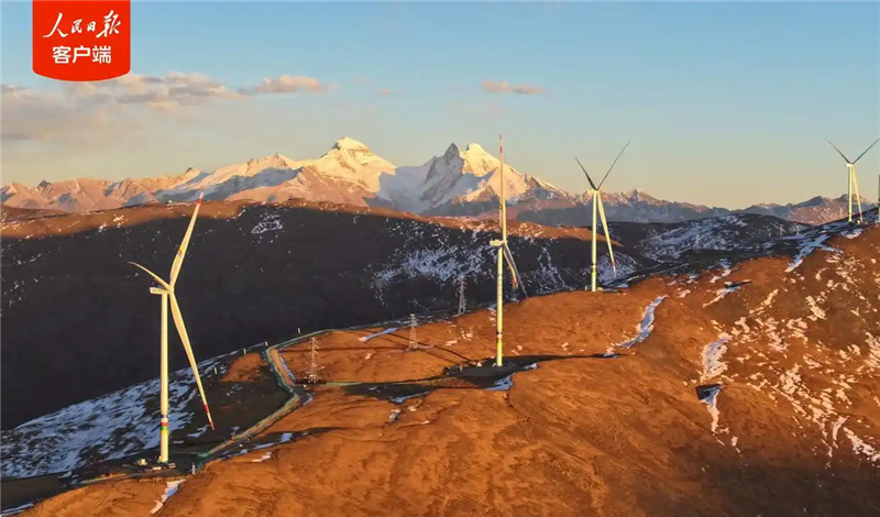 В Сицзане подключили к энергосети ветроэлектростанцию c генераторами наибольшей единичной мощности