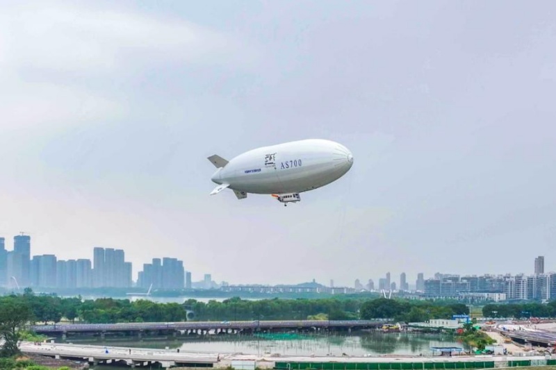 Запуск в серийное производство китайского пилотируемого дирижабля AS700 достиг нового прогресса